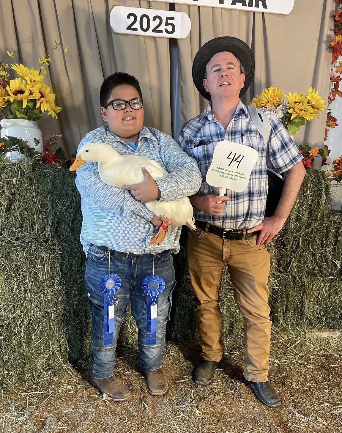Taos County Fair 2024 Jr Livestock Show Blue Ribbon Poultry Winner-Juan I. Gonzales Agricultural Center-Taos, NM